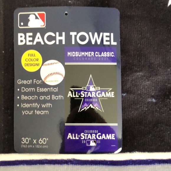 Colorado Rockies All Star 2021 Beach Towel - Picture 5 of 5